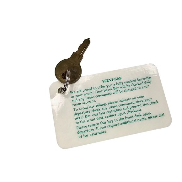 Vintage Scottsdale Plaza Resort Hotel Servibar Key Fob - Picture 4 of 6